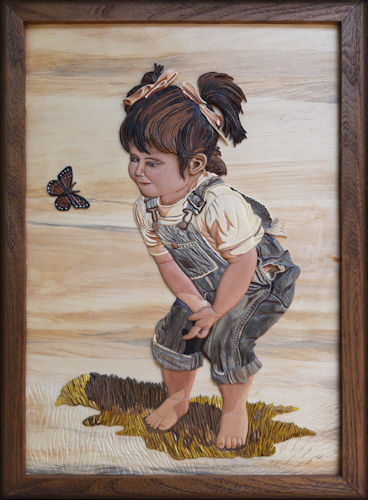 Girl and Butterfly